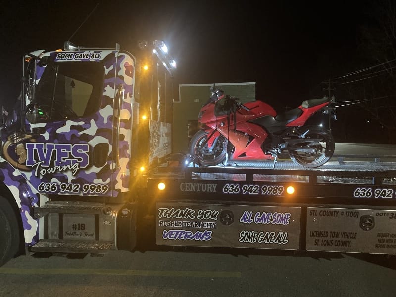 House Springs motorcycle towing