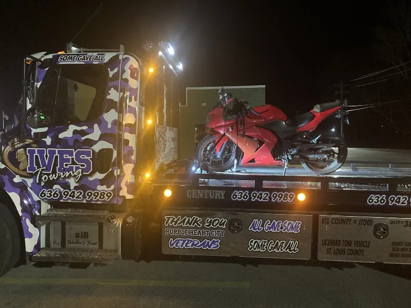 House Springs motorcycle towing