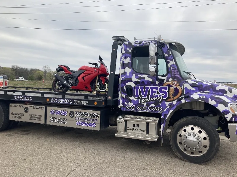 Perryville motorcycle towing